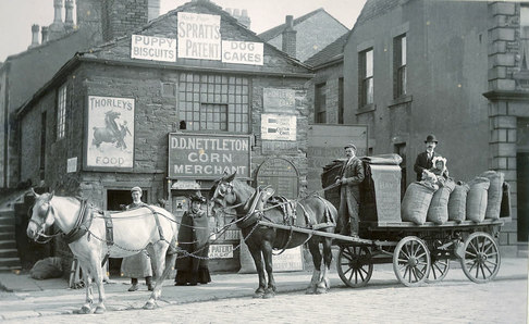 David Nettleton's, Corn Merchant's business, which was located in Town End, Ossett