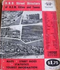 Universal Business Directories (UBD) published their first Universal Street Directory in 1955