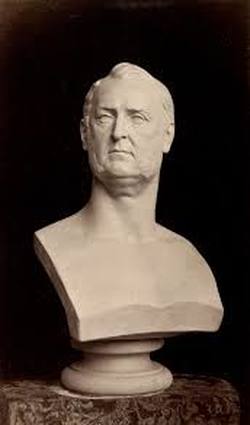 Plaster bust of Sir Redmond Barry. 