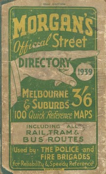 Moulton's Directory of Streets for Melbourne & Suburbs, which  ​appeared from 1911 to 1912, was taken over by the advertising agent Val Morgan in 1916 as Morgan's