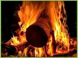 Burning the Yule Log origin