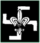 swastika or fylfot used by boy scouts