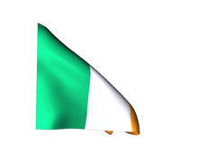 The Irish flag was first used in 1848