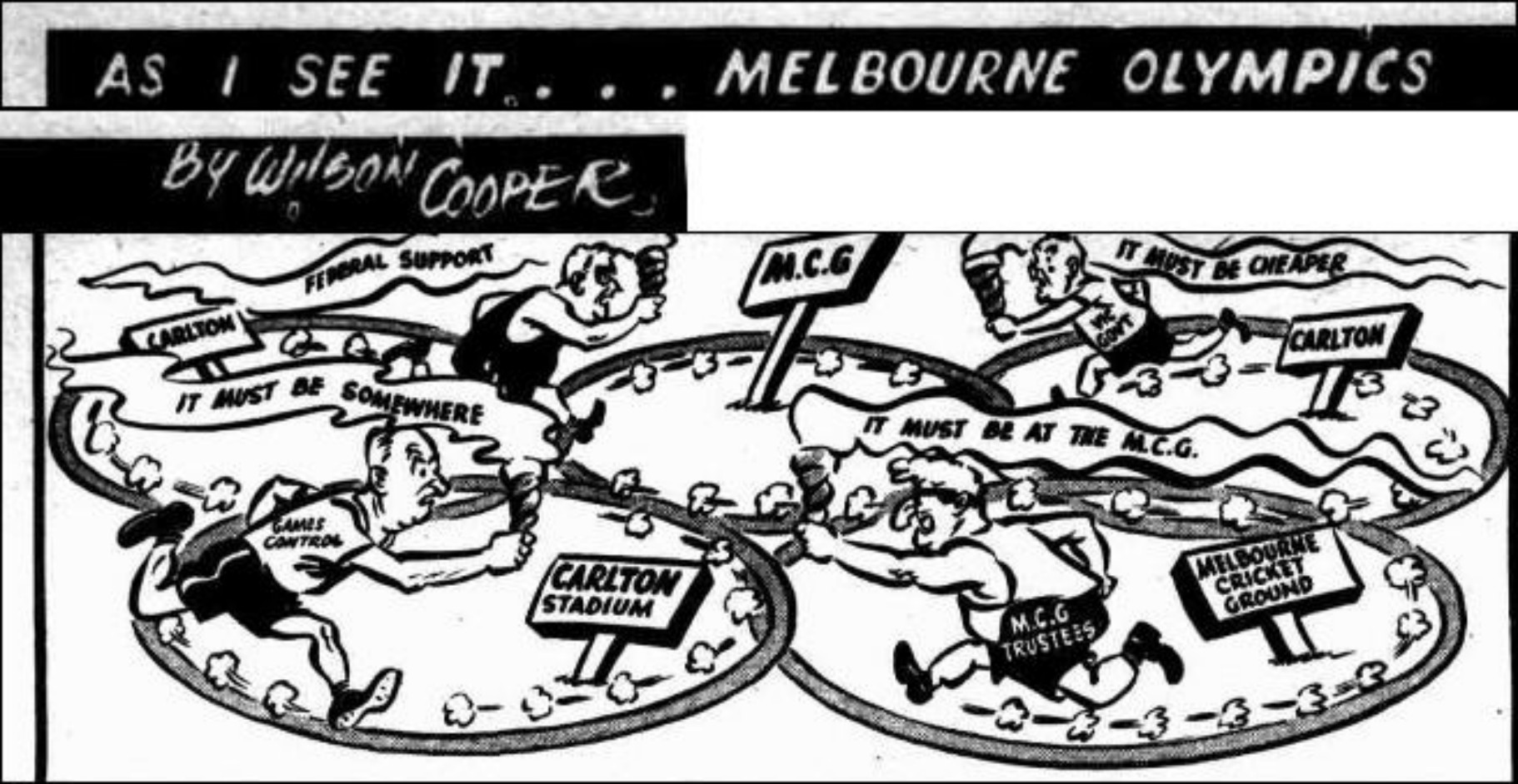 Melbourne Olympics January 1951