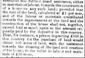 NOTICE TO PERSONS DESIROUS OF PURCHASING LAND IN VAN DIEMEN'S LAND 1849