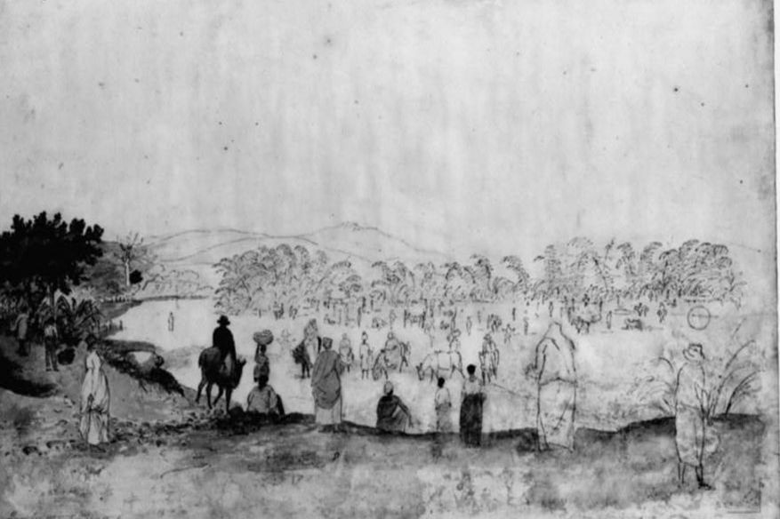Sketch by William Berryman early 1800's, Slavery in Jamaica