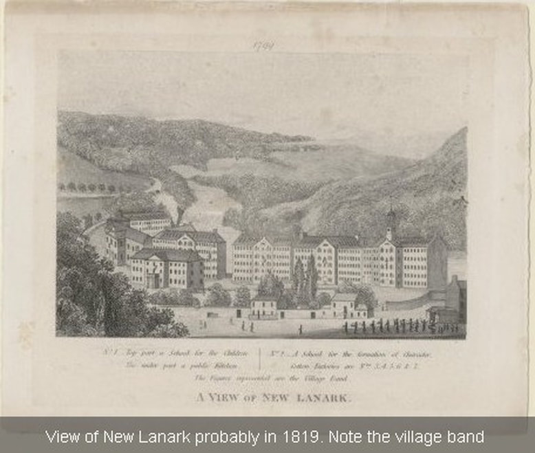 Robert Owen, New Lanark c.1819