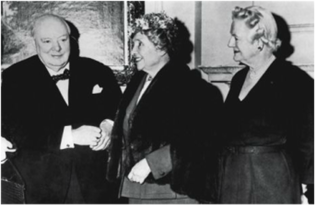 Helen Keller with Winston Churchill