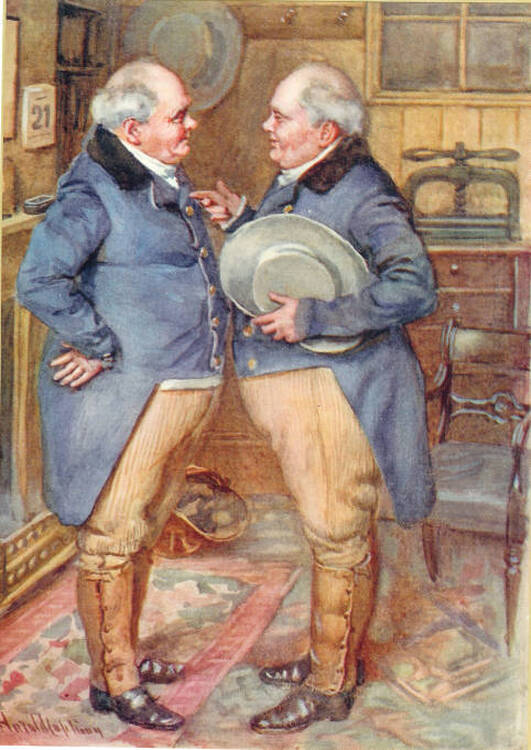 Dickens' Cheeryble Brothers from Nicholas Nickleby