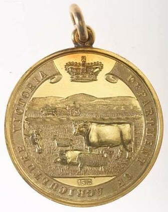 Medal - Royal Agricultural Society of Victoria, Champion Prize of Australia,1902