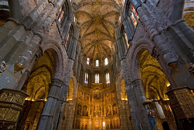 Interior of The Cathedral of Ávila