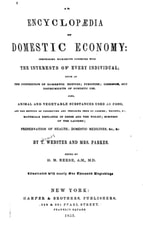 The Encyclopedia of Domestic Economy 1844 -Thomas Webster
