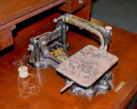 Laura Bridgman's Wheeler and Wilson sewing machine