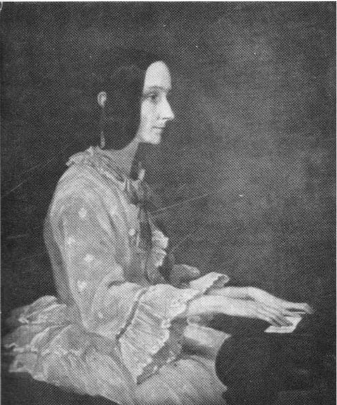Ada Lovelace, just prior to her death in 1852