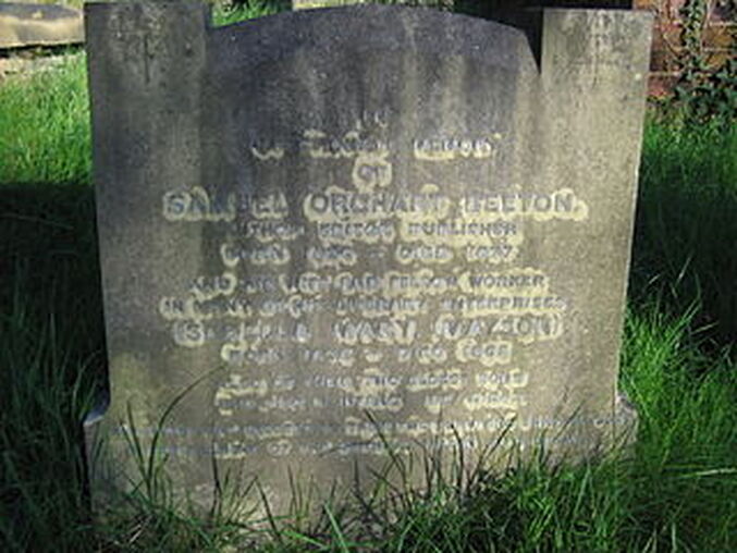 Headstone of Isabella & Samuel Beeton