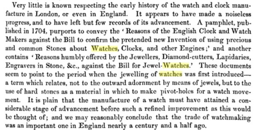 London Watchmakers 1704