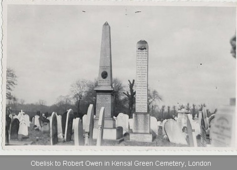 Robert Owen, Kensal Green Cemetery London