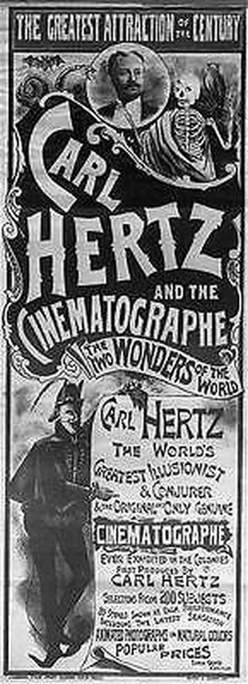 Carl Hertz First Moving Pictures Old Melbourne OPERA-HOUSE
