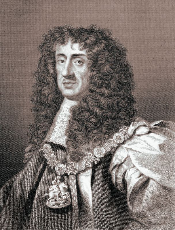Charles II engraving by William Holl