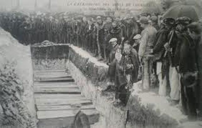 Courrieres (France) 1,099 lives lost in 1906