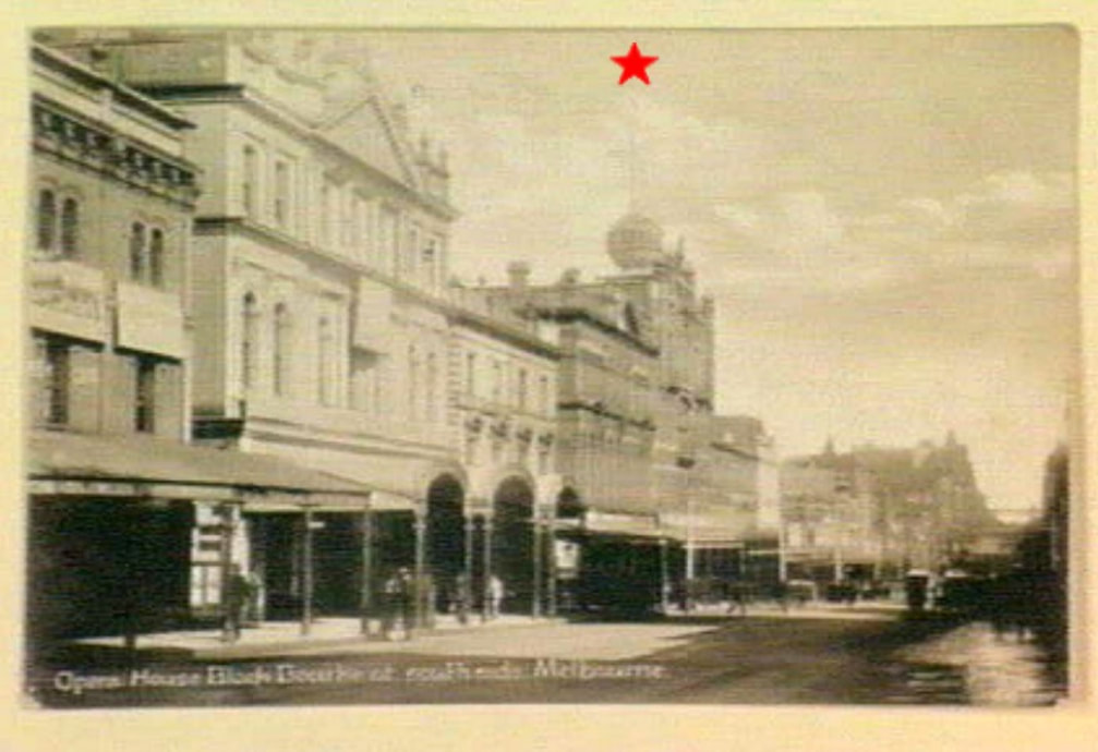 Old Photo Bourke Street Melbourne
