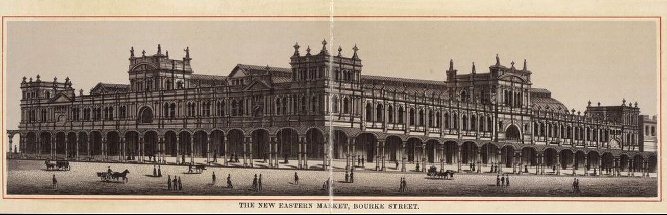 New Eastern Market, Melbourne, 1879