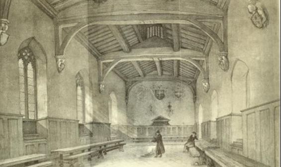 Westminster School Hall built around 1380