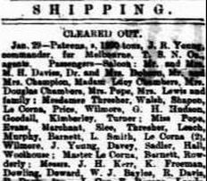 Cleared out- Launceston Examiner (Tas.), Friday 30 January 1885