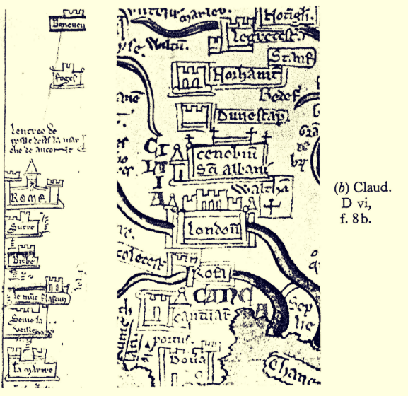 Map of England & Scotland by Matthew Paris