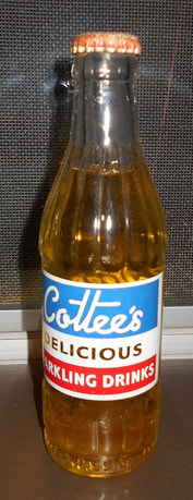 Classic Cottee's Soft Drink Bottle