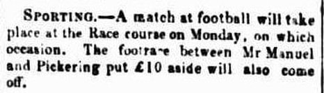 Melbourne Football match August 1850