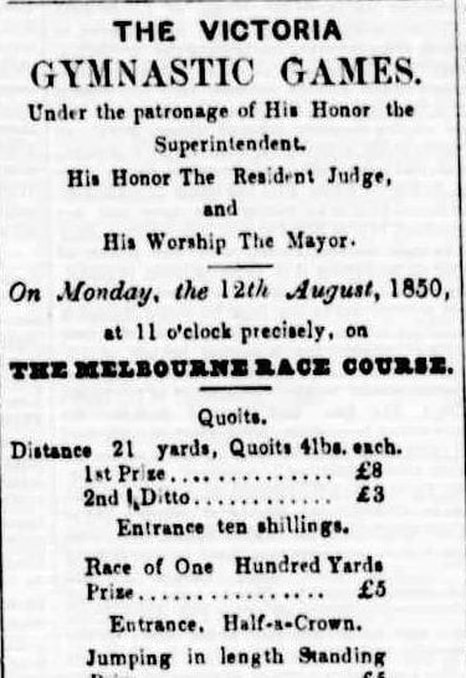 Victorian gymnastics July 1850