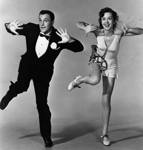 Debbie Reynolds Dancing with Gene Kelly