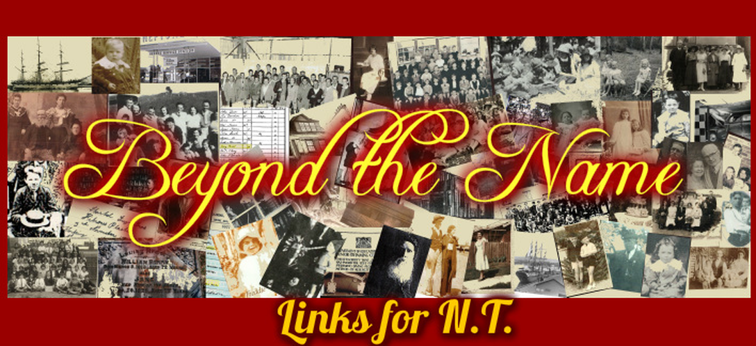 Northern Territory Related Links- Beyond the Name, History & Genealogy