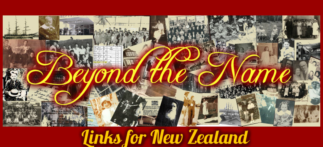 New Zealand Related Links- Beyond the Name, History & Genealogy