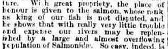 Salmon Ova, ​The Argus (Melbourne, Vic.)Fri 10 Apr 1863​