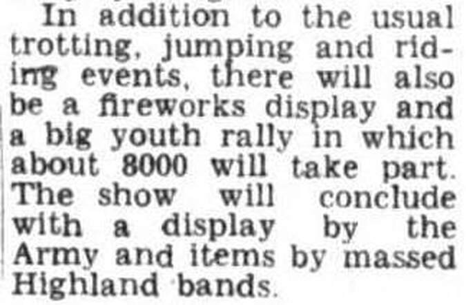 Fireworks Royal Melbourne Show 1952