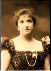 Dame Nellie Melba GBE (19 May 1861 – 23 February 1931)