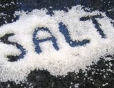 Spilling salt