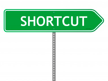 TOO MANY SHORTCUTS? When you want to save the link to a website