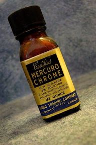 Mercurochrome  contains mercury