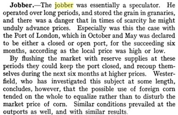 Corn Merchant- Jobber