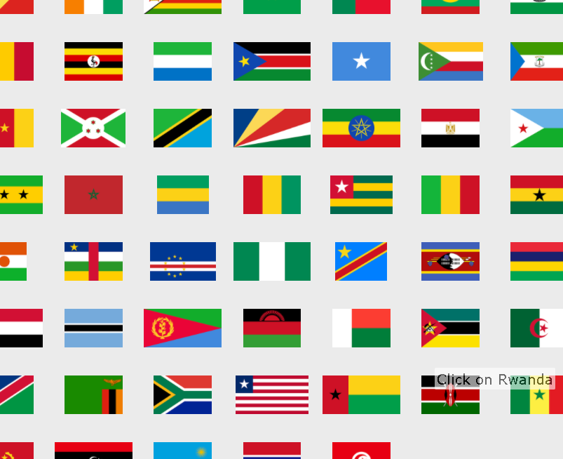 Improve your geography- Flags of Africa