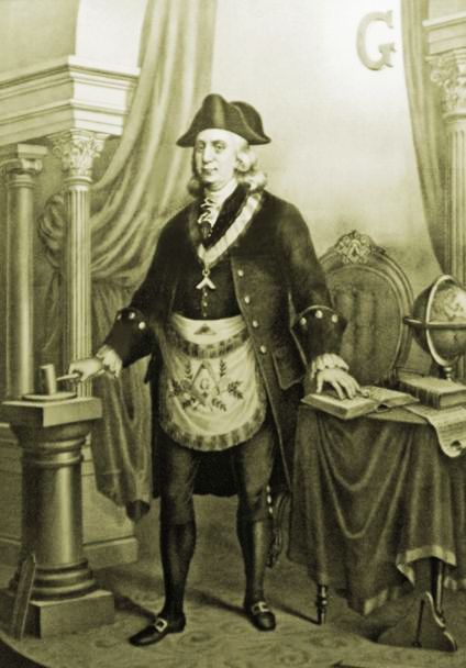 Benjamin Franklin, Freemason, St. John’s Lodge, Philadelphia in 1731