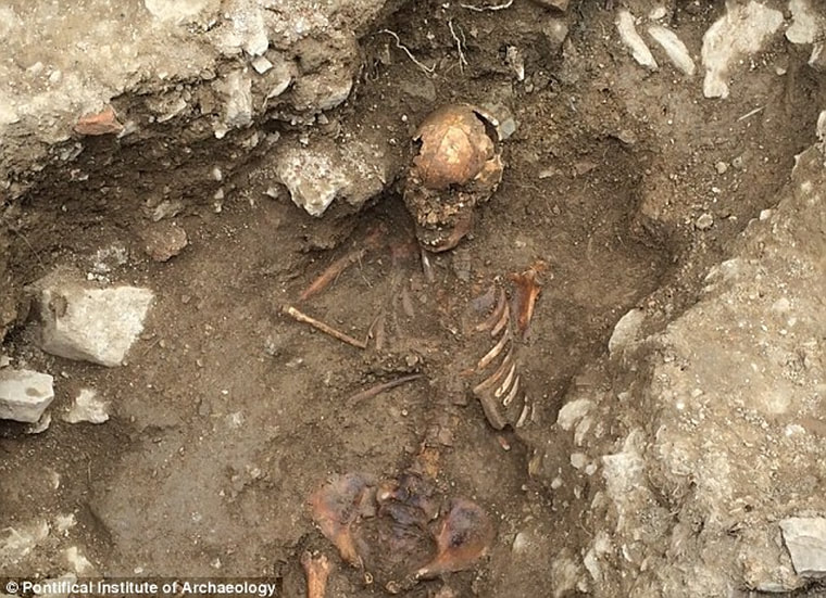 grave of a medieval 'witch'