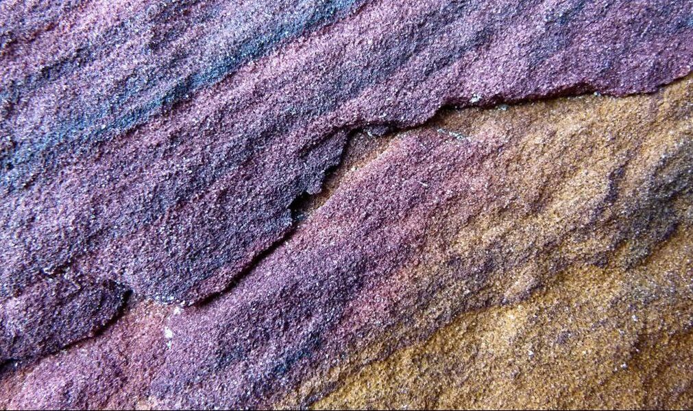 Coloured Sandstone, Studland, Isle of Purbeck