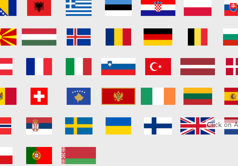 Improve your geography- Flags of Europe