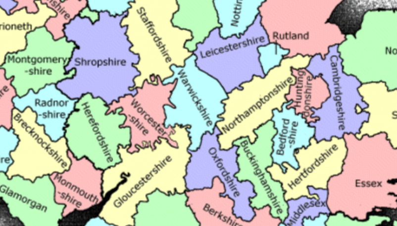 Improve your geography- England Historic Counties quiz