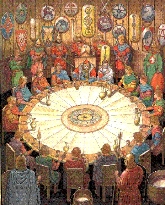 King Arthur & his knights of the round table