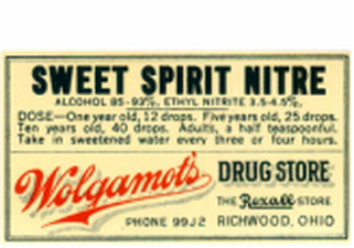 Patent Medicine Miracle Cures Sweet Nitre